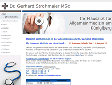 Tablet Screenshot of gerhard-strohmaier.com
